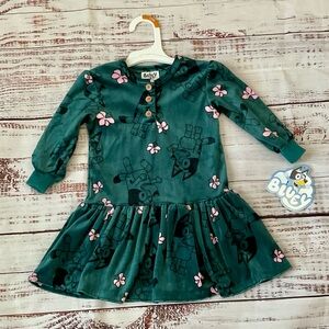 NEW! Bluey Baby Girls Dress Size 12 months.